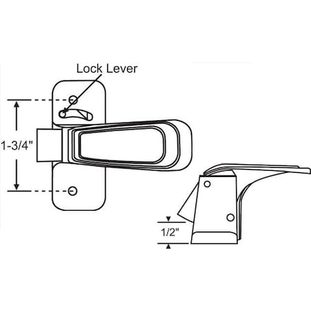 Strybuc Inside Latch Black 17-18